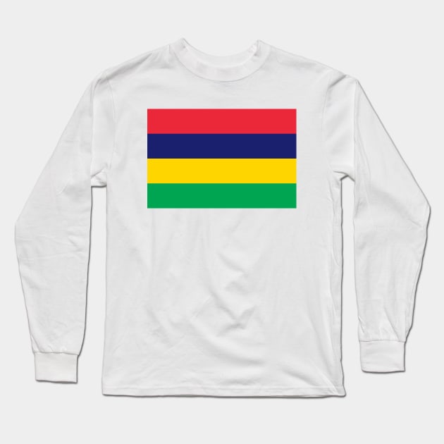 Flag of Mauritius Long Sleeve T-Shirt by COUNTRY FLAGS